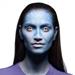 Kontaktní čočky temná víla